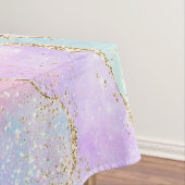 Nappe Joli Pastel Agate | Aquarelle de la veine Parties  (In Situ)