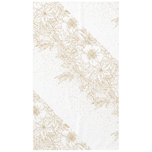 Nappe Joli point Or fleuri (Devant)