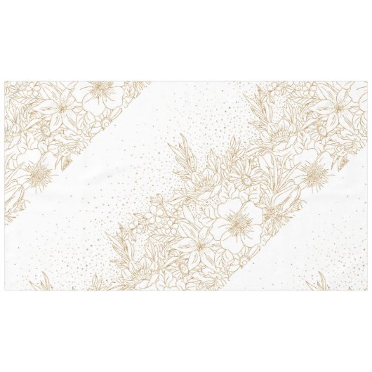 Nappe Joli point Or fleuri (Devant (Horizontal))