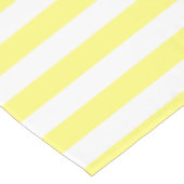 Nappe Joli Rayures Jaune & Blanc Sunny Personnalisées (Angle)