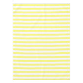 Nappe Joli Rayures Jaune & Blanc Sunny Personnalisées (Devant)