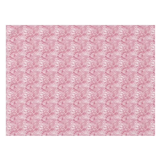 Nappe Joli rectangle Abstrait Floral Rose Motif (Devant (Horizontal))