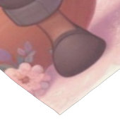 Nappe Joli renard de caricature Saint Valentin (Angle)