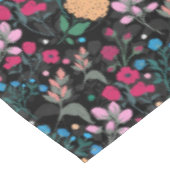 Nappe Joli rose & Jaune Petit Floral Noir Design (Angle)