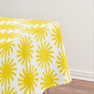 Nappe Joli soleil jaune motif moderne plaisir joyeux