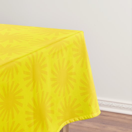 Nappe Joli soleil jaune motif moderne plaisir lumineux (In Situ)