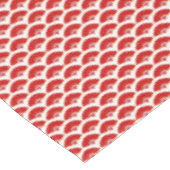 Nappe Joli traditionnel Rouge Chinois fans de danse Blan (Angle)