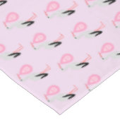 Nappe Jolie chatte rose bébé fille Stork (Angle)