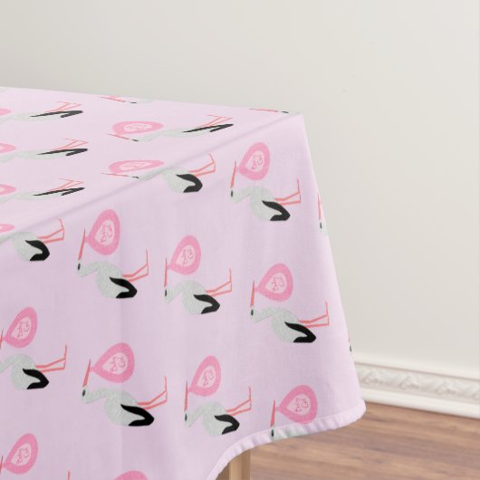 Nappe Jolie chatte rose bébé fille Stork (In Situ)