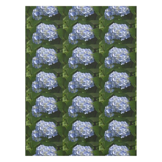 Nappe Jolie Hydrangea Flowers Bleu Bleu Clair (Devant)