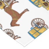 Nappe Jolie illustration de cheval et de calèche royale (Angle)