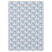 Nappe Jolie saison hivernale Snowmen Aquarelle Art (Devant)