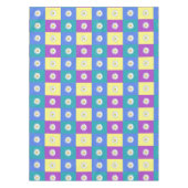 Nappe Jolie Violet Jaune Bleu Boho Marguerite (Devant)