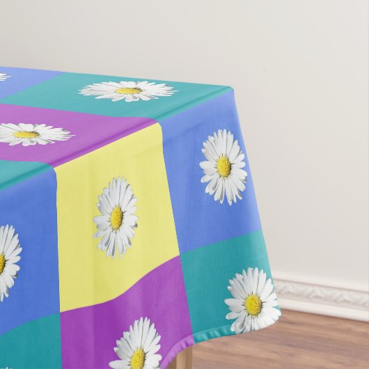 Nappe Jolie Violet Jaune Bleu Boho Marguerite (In Situ)