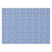 Nappe Jolie Violette Florale Fleur Fille Baby shower (Devant (Horizontal))