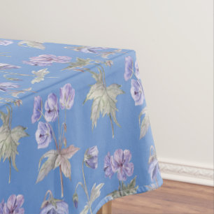 Nappe Jolie Violette Florale Fleur Fille Baby shower