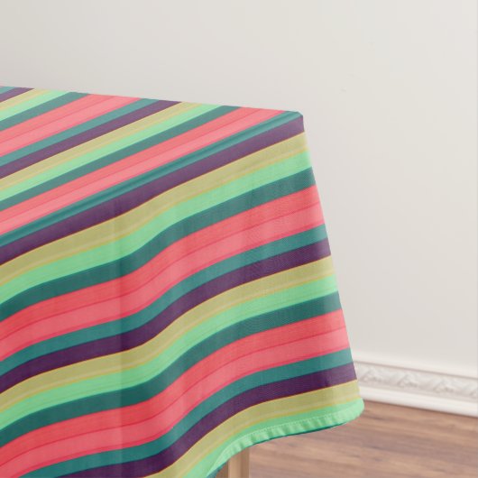 Nappe Jolies couleurs rayées vintage (In Situ)