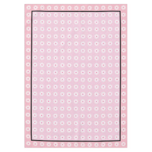 Nappe Jolies marguerites, roses françaises et frontière
