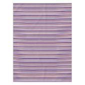 Nappe Jolies rayures bleues orange (Devant)