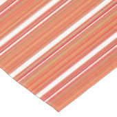 Nappe Jolies rayures colorées orange (Angle)