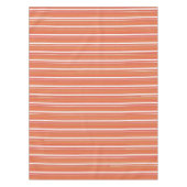 Nappe Jolies rayures colorées orange (Devant)