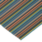 Nappe Jolies rayures noires bleues (Angle)