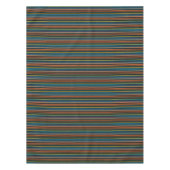 Nappe Jolies rayures noires bleues (Devant)