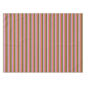 Nappe Jolies rayures noires orange (Devant (Horizontal))
