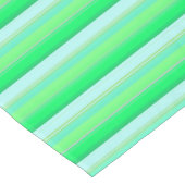 Nappe Jolies rayures vert aqua (Angle)