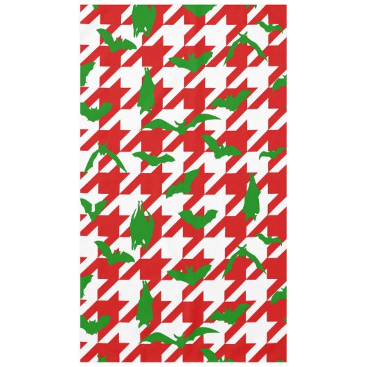 Nappe jolis chaussons chien de noël rouge et vert (Devant)