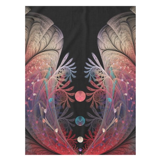 Nappe Jonglage Abstrait Art moderne Imaginaire fractal (Devant)