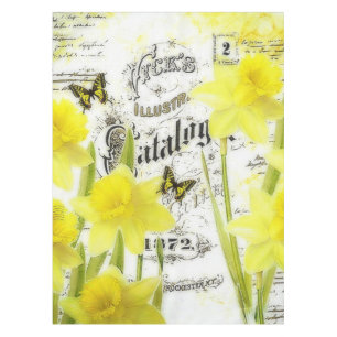 Nappe jonquilles anciennes