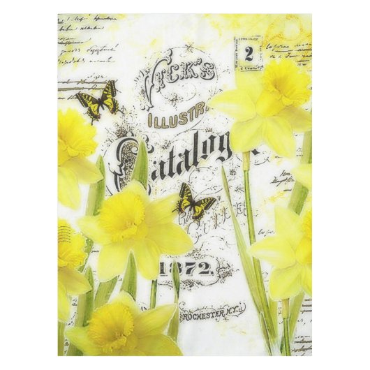 Nappe jonquilles anciennes (Devant)
