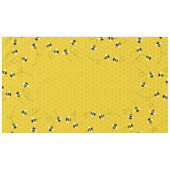Nappe Jour d'abeille Mignonne nid d'abeille Premier Anni (Devant (Horizontal))