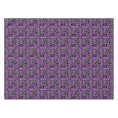 Nappe Jour de Doodles Violet Gris Mort (Devant (Horizontal))