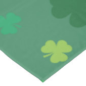 Nappe Jour de la Saint Patrick Motif Shamrock vert (Angle)