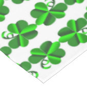 Nappe Jour de St Patrick. Motif de trèfle (Angle)
