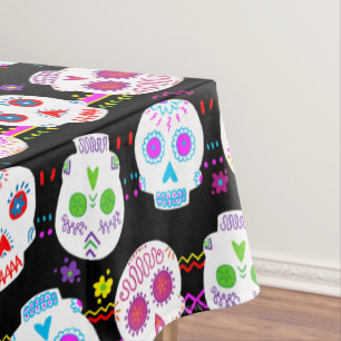Nappe Jour Des Crânes De Sucre Morts