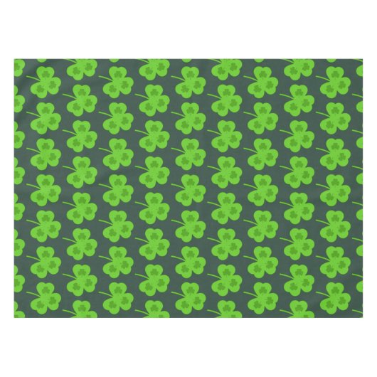 NAPPE JOUR DU SHAMROCK GREEN LEAF ST PATRICK (Devant (Horizontal))