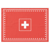 Nappe Jour rouge et blanc de drapeau suisse de base de (Devant (Horizontal))