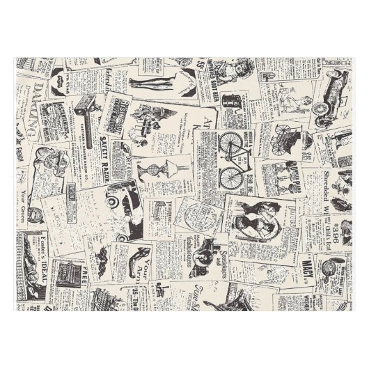 Nappe Journal vintage (Devant (Horizontal))