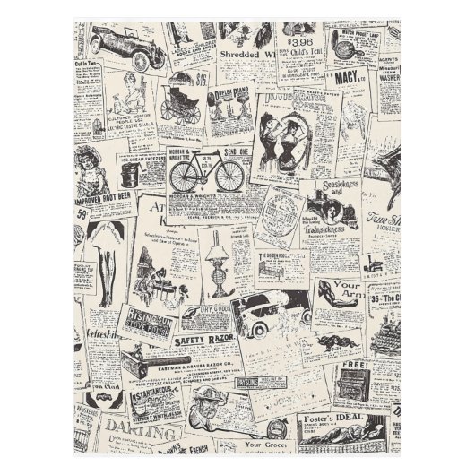 Nappe Journal vintage (Devant)
