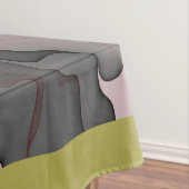 Nappe Joy, Vert rose Anthracite Imaginaire Fleur Fractal (In Situ)