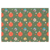 Nappe Joyeuse et brillante photo de Noël (Devant (Horizontal))