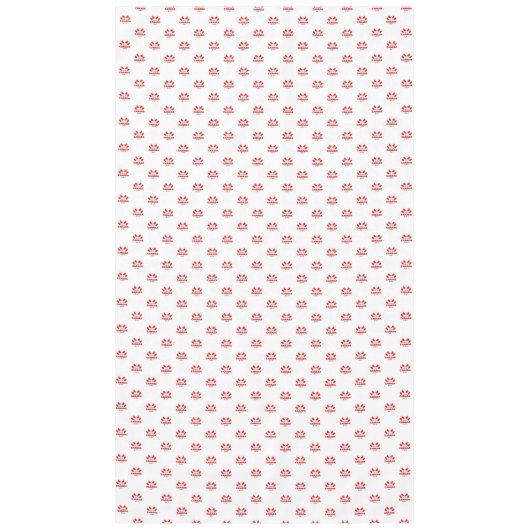 Nappe Joyeuse fête du Canada Rouge Blanc Drapeaux canadi (Devant)