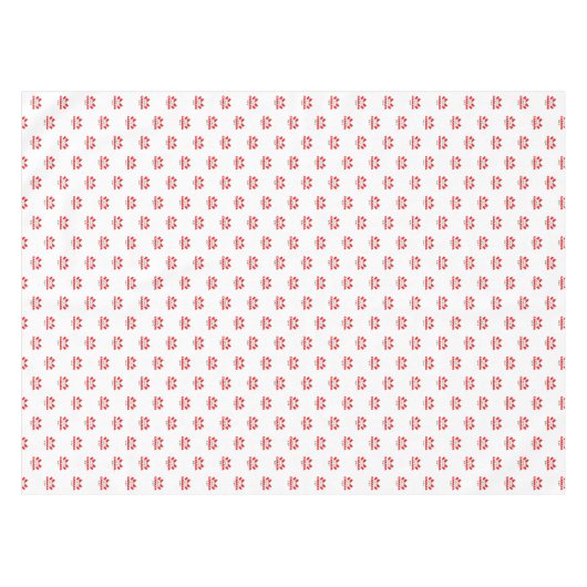 Nappe Joyeuse fête du Canada Rouge Blanc Drapeaux canadi (Devant (Horizontal))