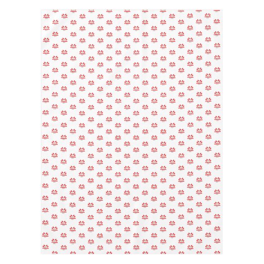 Nappe Joyeuse fête du Canada Rouge Blanc Drapeaux canadi (Devant)
