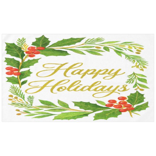 Nappe 'Joyeuses Fêtes' (Devant (Horizontal))