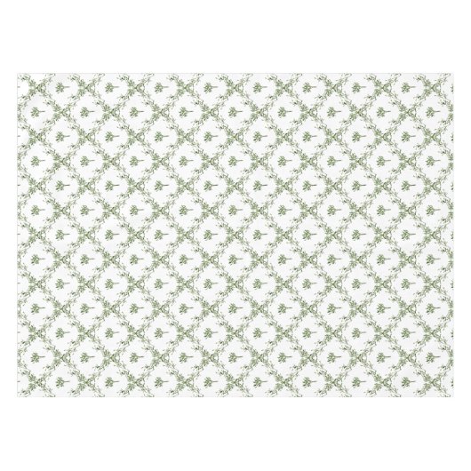 Nappe Joyeuses fêtes Mistletoe Noël Floral (Devant (Horizontal))