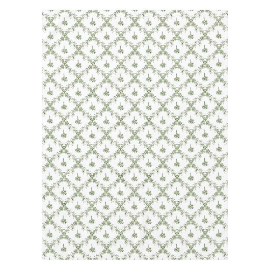 Nappe Joyeuses fêtes Mistletoe Noël Floral (Devant)
